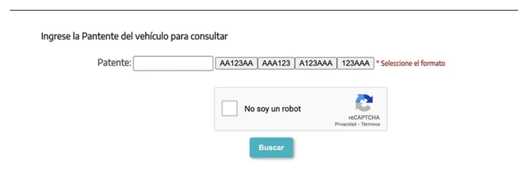 Paso 2 para consultar o cambiar el turno de la VTV en Pilar